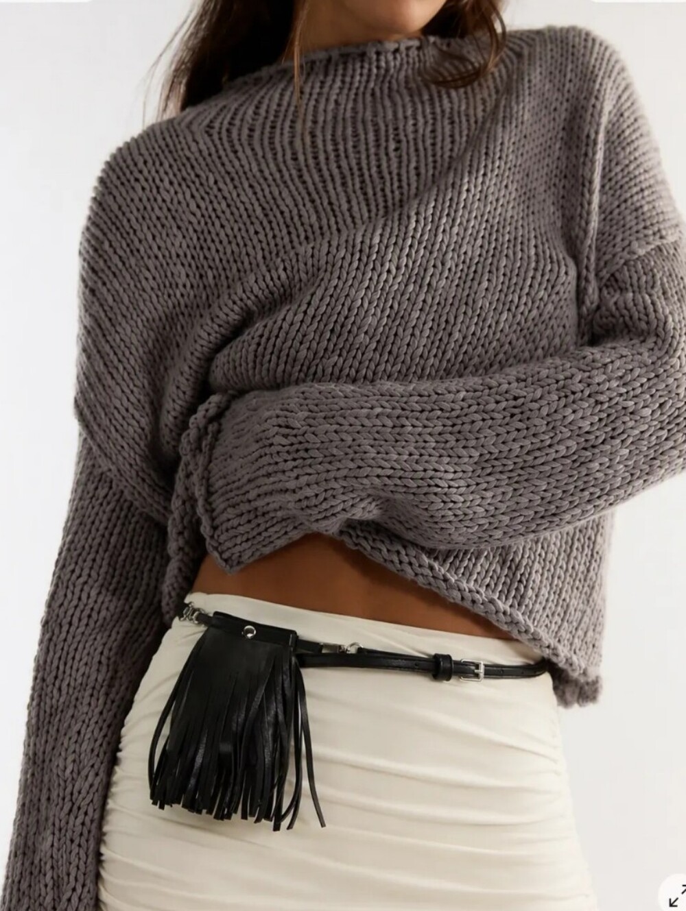 New! Boho Fringe Belt Bag / Waist Pack • #1001 NWOT